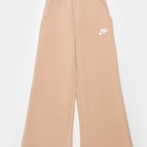 Nike Kids Beige Wide Leg Sweatpants